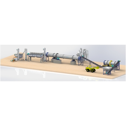 Rotary Drum Granulation Production Line